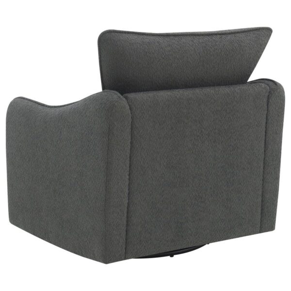 Madia Swivel Glider Chair Charcoal by Coaster Furniture - Image 2