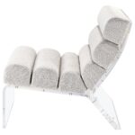 Serreta Bouclé Accent Chair Ivory by Coaster Furniture - Image 2