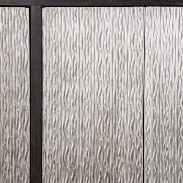 Forger 4-Door Cabinet FM-AC9001SV Bold Design Meets Functional by Furniture of America - Image 2