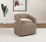 Westhill Boucle Swivel Accent Chair Rocky Road by Coaster Furniture