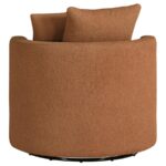 Debbie Swivel Accent Chair Burnt Orange by Coaster Furniture - Image 3