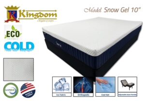 Snow Gel 10” Soft Mattress By Kingdom Mattress