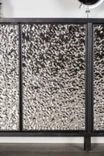 Beckham 4-Door Cabinet FM-AC9000SV Modern Contemporary Storage by Furniture of America - Image 2