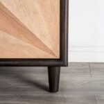 Lakeside Cabinet  FM39003BK-SV Modern Farmhouse Storage by Furniture of America - Image 4