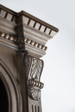 Seven Oaks Entertainment Center FM5418AK-TV-SET Traditional Weathered Oak by Furniture of America - Image 5