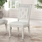 Stella Mia Side Chair FM31000WH-SC-2PK Traditional Ivory by Furniture of America