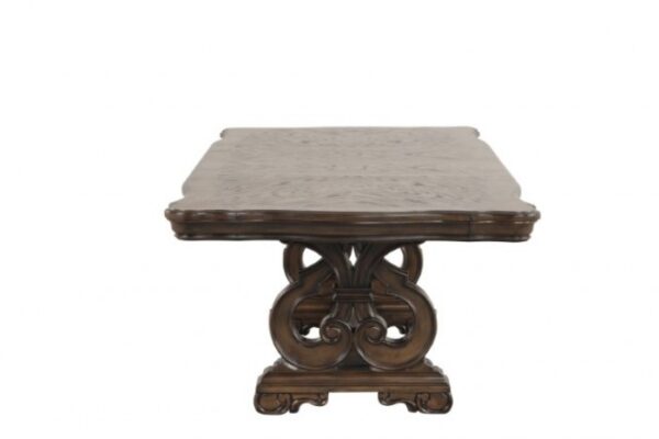 Leovanni Dining Table FM31003DB-T Traditional Dark Brown by Furniture of America - Image 5