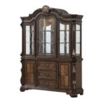 Hutch & Buffet FM31003DB-HB-SET – Traditional Dark Brown by Furniture of America - Image 2
