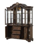 Hutch & Buffet FM31003DB-HB-SET – Traditional Dark Brown by Furniture of America - Image 3