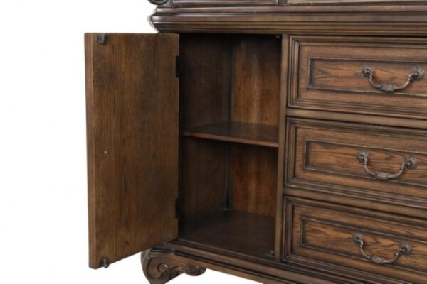 Hutch & Buffet FM31003DB-HB-SET – Traditional Dark Brown by Furniture of America - Image 4