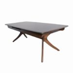 Hadsten Dining Table FM30004WN-T Mid-Century Modern Extendable Walnut by Furniture of America - Image 4