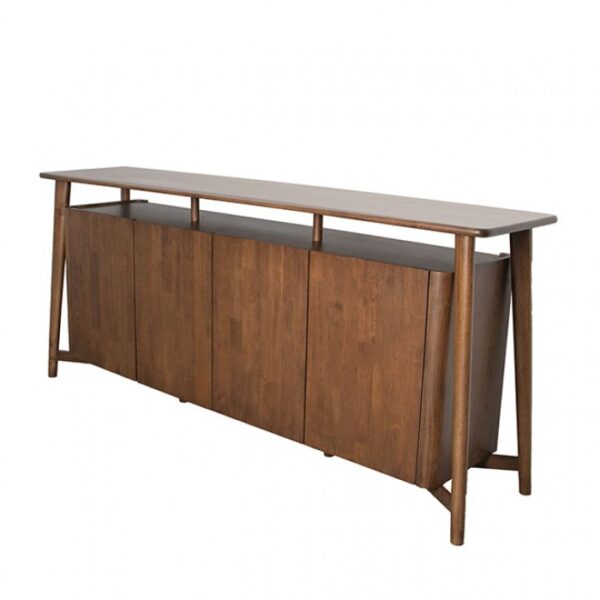 Hadsten 4-Door Sideboard FM30004WN-SV-PK Mid-Century Modern by Furniture of America - Image 2