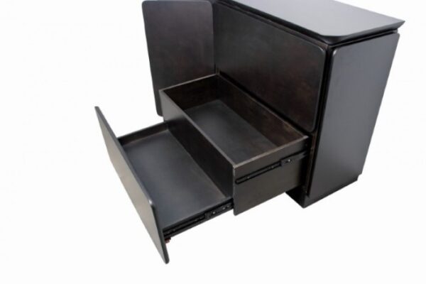 Sargans Sideboard FM30000BK-SV – Mid-Century Modern Black Solid Wood by Furniture of America - Image 3