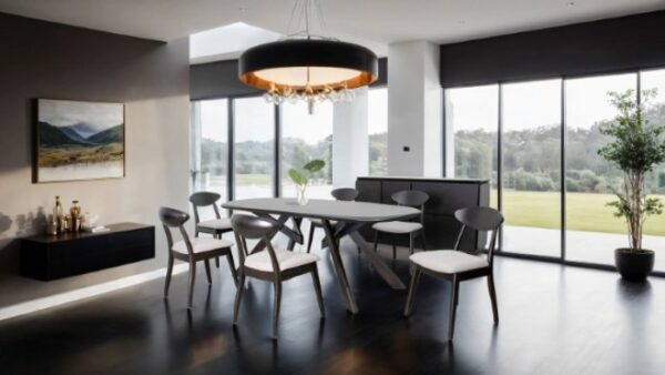 Sargans Side Chair (2/CTN) FM30006BK-SC-2PK  Mid-Century Modern Solid Wood by Furniture of America - Image 2