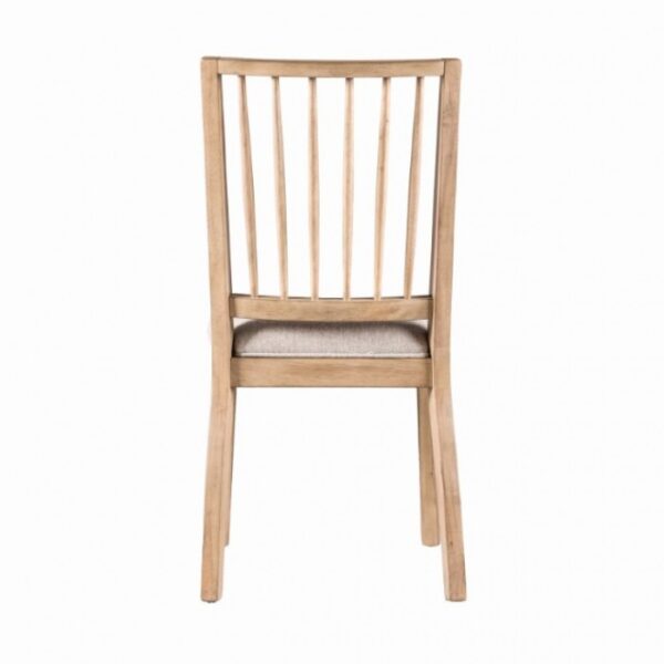 Natural Modern Farmhouse Side Chair by Furniture of America - Image 2