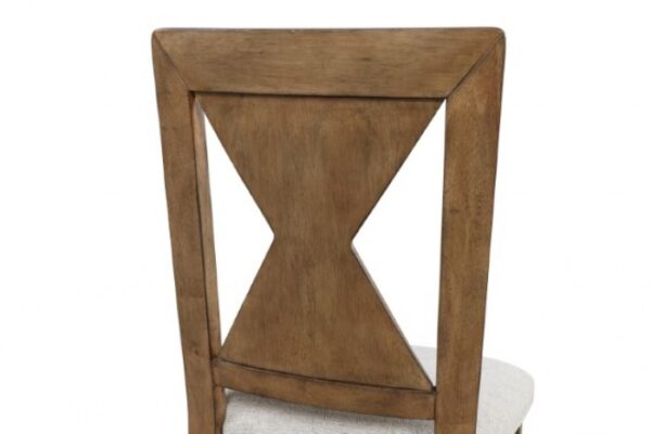 Rustic Farmhouse Rustic Oak Side Chair (2/CTN) by Furniture of America - Image 3