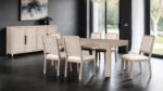 Modern Gray Fog Dining Table by Furniture of America - Image 2