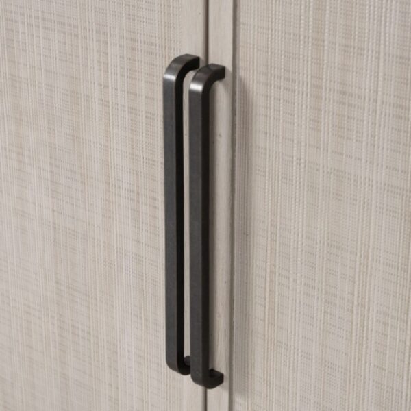 Modern Gray Fog 4 Door Cabinet by Furniture of America - Image 2