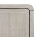 Modern Gray Fog 4 Door Cabinet by Furniture of America - Image 3