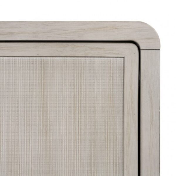 Modern Gray Fog 4 Door Cabinet by Furniture of America - Image 3