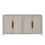 Modern Gray Fog 4 Door Cabinet by Furniture of America - Image 5