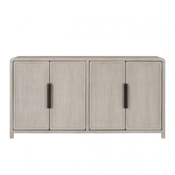 Modern Gray Fog 4 Door Cabinet by Furniture of America - Image 5