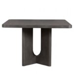 Modern Ash Gray Square Counter Ht. Table by Furniture of America - Image 4