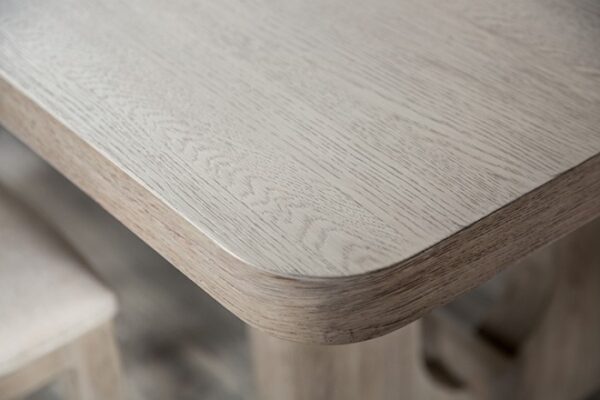 Modern White Oak Rect. Dining Table by Furniture of America - Image 3