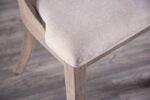 Modern White Oak Side Chair by Furniture of America - Image 3
