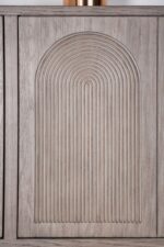 Modern White Oak Server by Furniture of America - Image 5