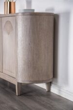 Modern White Oak Server by Furniture of America - Image 4