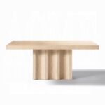 Inca Travertine Stone Dining Table DN04745 By ACME - Image 2