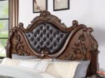 Esparanza Bed Traditional Brown Cherry by Furniture of America - Image 3