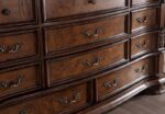 Esparanza Dresser Traditional Brown Cherry by Furniture of America - Image 3