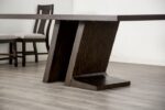 Holsworthy Espresso 7 Pc Dining Table Set Contemporary by Furniture of America - Image 3