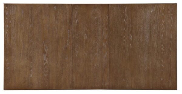 Monclova Dining Table Rustic Oak/Beige Transitional by Furniture of America - Image 5