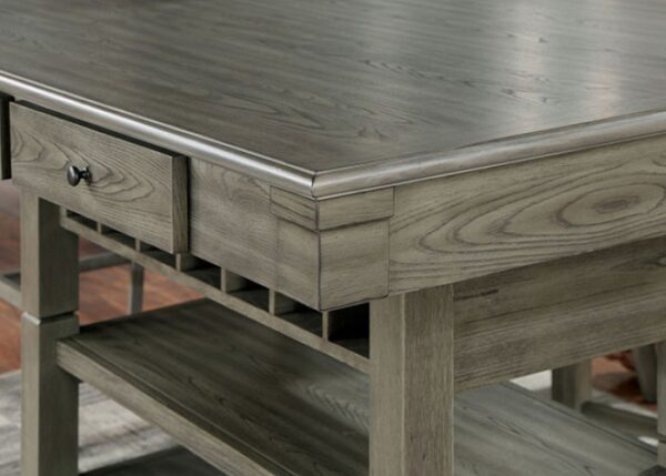 Anaya Counter Ht. Table Gray Transitional by Furniture of America - Image 4