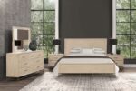 Sandnes Bed Transitional Light Oak by Furniture Of America - Image 3