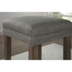 Caerleon 4 Pc. Counter Ht. Dining Set Rustic Wire-Brushed Gray by Furniture of America - Image 5