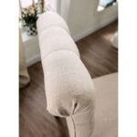 Alfred Side Chair Rustic Antique Black, Ivory by Furniture of America - Image 2