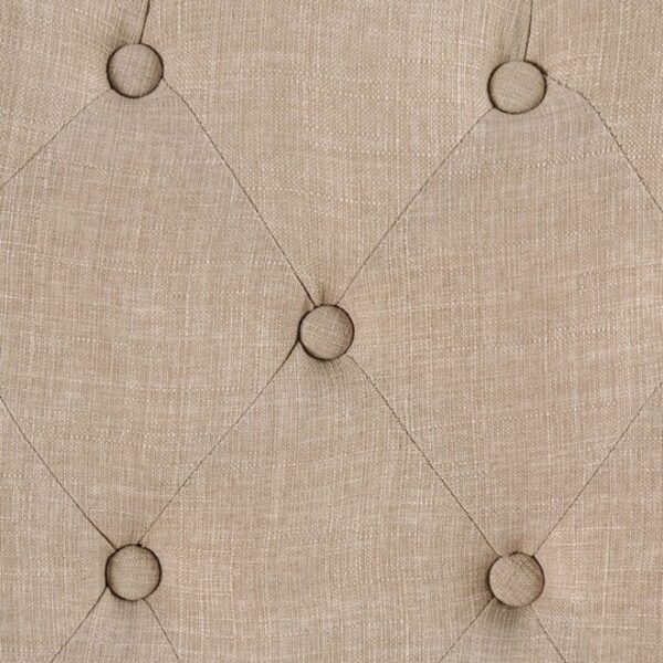 Alfred Side Chair Rustic Antique Black, Ivory by Furniture of America - Image 3