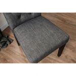 Alfred Side Chair Rustic Antique Black, Gray  by Furniture of America - Image 5