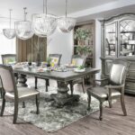 Alpena Dining Table Transitional Gray by Furniture of America