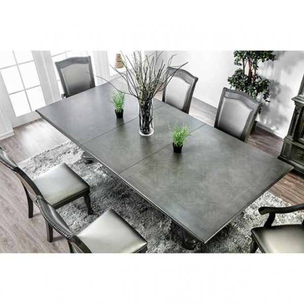 Alpena Dining Table Transitional Gray by Furniture of America - Image 4