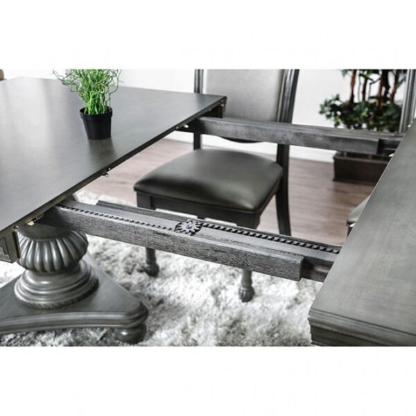 Alpena Dining Table Transitional Gray by Furniture of America - Image 3