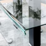 Richfield Dining Table Contemporary Black, Chrome by Furniture of America - Image 2