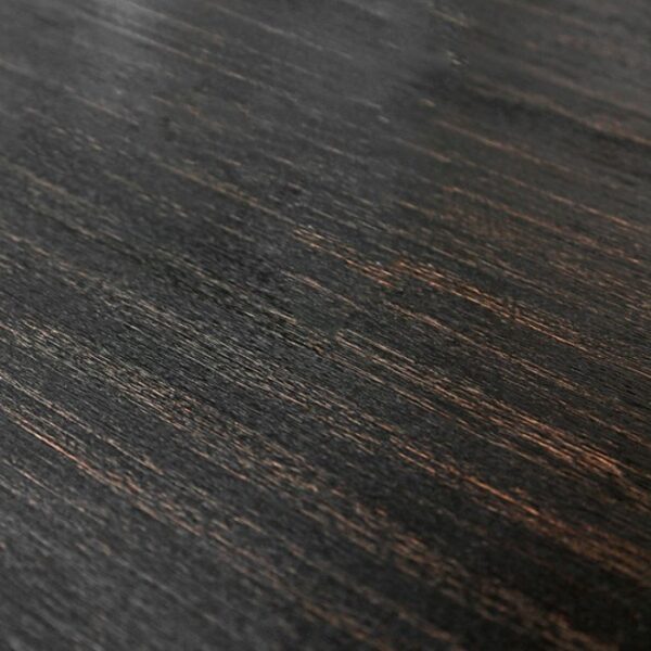 Sania Dining Table Rustic Antique Black/Beige by Furniture of America - Image 3