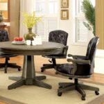 Yelena Game Table Transitional Gray by Furniture of America