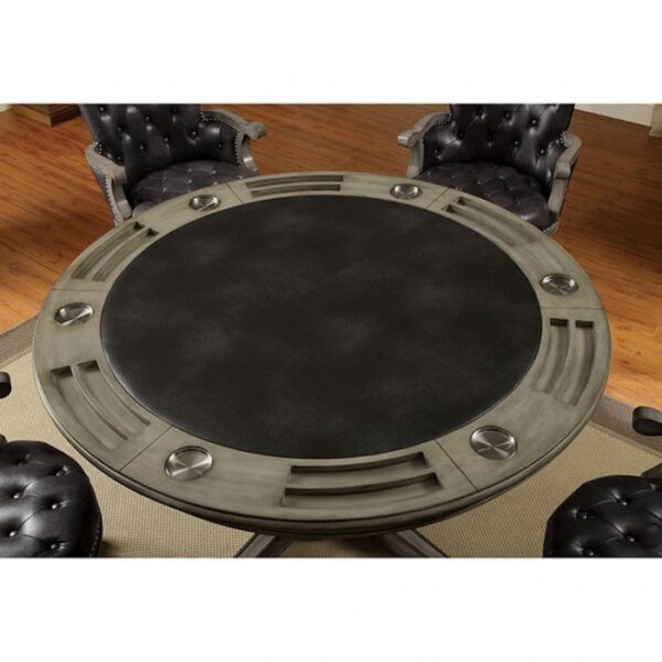 Yelena Game Table Transitional Gray by Furniture of America - Image 3
