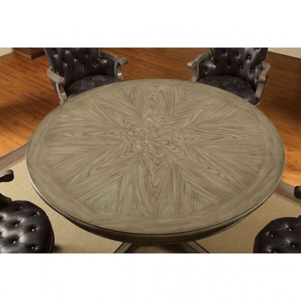 Yelena Game Table Transitional Gray by Furniture of America - Image 5